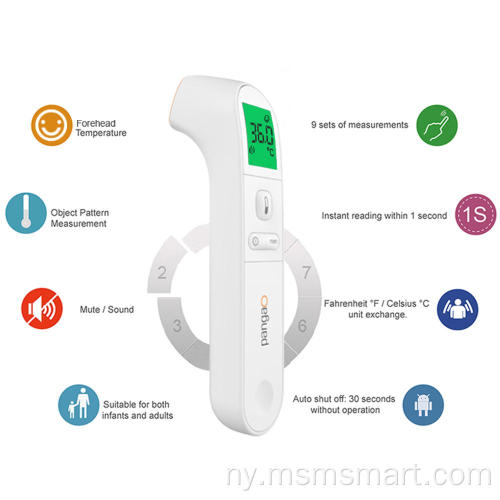 Non-Contact Digital Infrared forehead thermometer mfuti